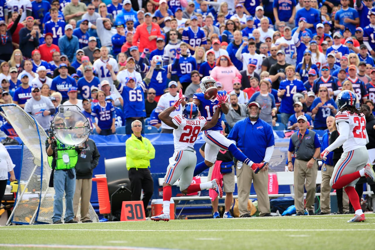 Te presentamos las mejores imágenes en el triunfo de los New York Giants por 24-10 sobre los Buffalo Bills en la semana 4 de la NFL (AP-NFL).