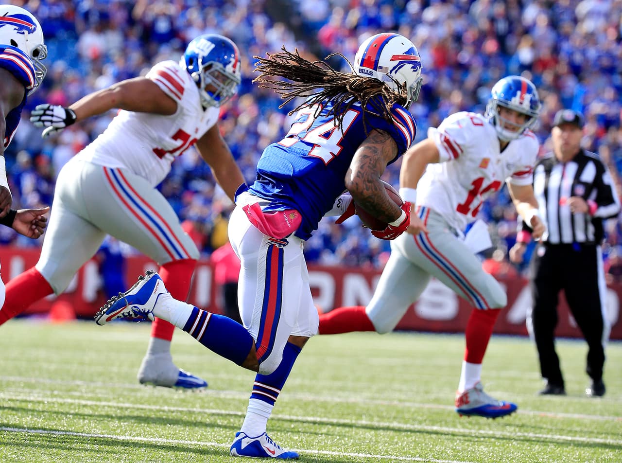 Te presentamos las mejores imágenes en el triunfo de los New York Giants por 24-10 sobre los Buffalo Bills en la semana 4 de la NFL (AP-NFL).