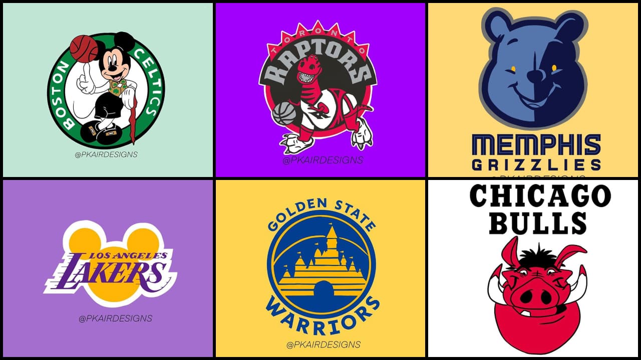 <b>¡Qué sorprendente!</b>
<br>Pareciera que todos los logos de la NBA tienen una manera de adaptarlos con las legendarias películas de Disney, la compañía de entrenemiento que ha cautivado a millones de personas en su infancia, ahora deslumbra en la NBA.