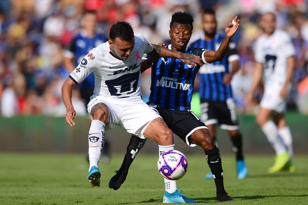 Con goles de Jordan Sierra (26), Aké Loba (29) y Enrique Triverio (82), Querétaro golea y se lleva los tres puntos en casa.