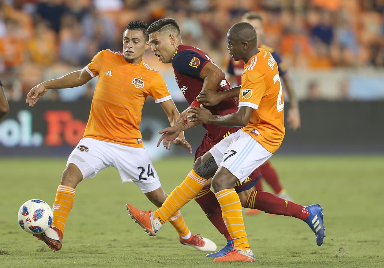 Boniek García rompió sequía goleadora pero Salt Lake le borró la sonrisa a Houston en el descuento