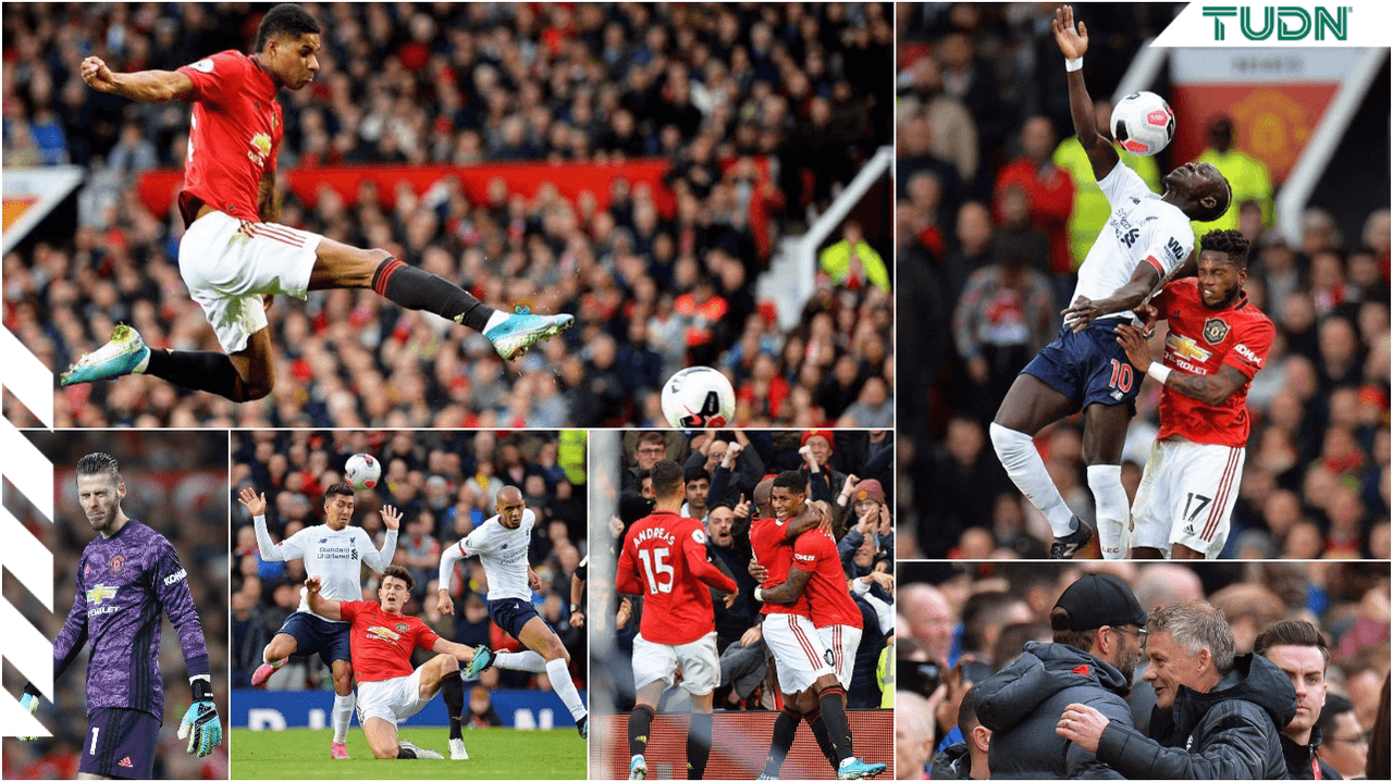 Marcus Rashford anota al minuto 36 del encuentro, pero al minuto 85 Adam Lallana empata el clásico.