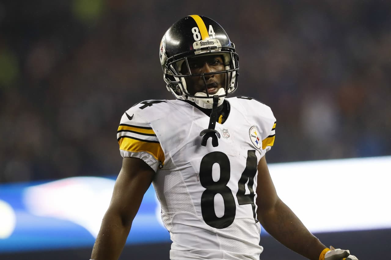 7. 
<b>Antonio Brown</b>, de los 
<a href="http://www.univision.com/deportes/nfl/pittsburgh-steelers/" target="_blank">Pittsburgh Steelers</a>, fue pieza clave del resurgimiento de su equipo a media temporada para llegar a la Final de la Conferencia Americana.