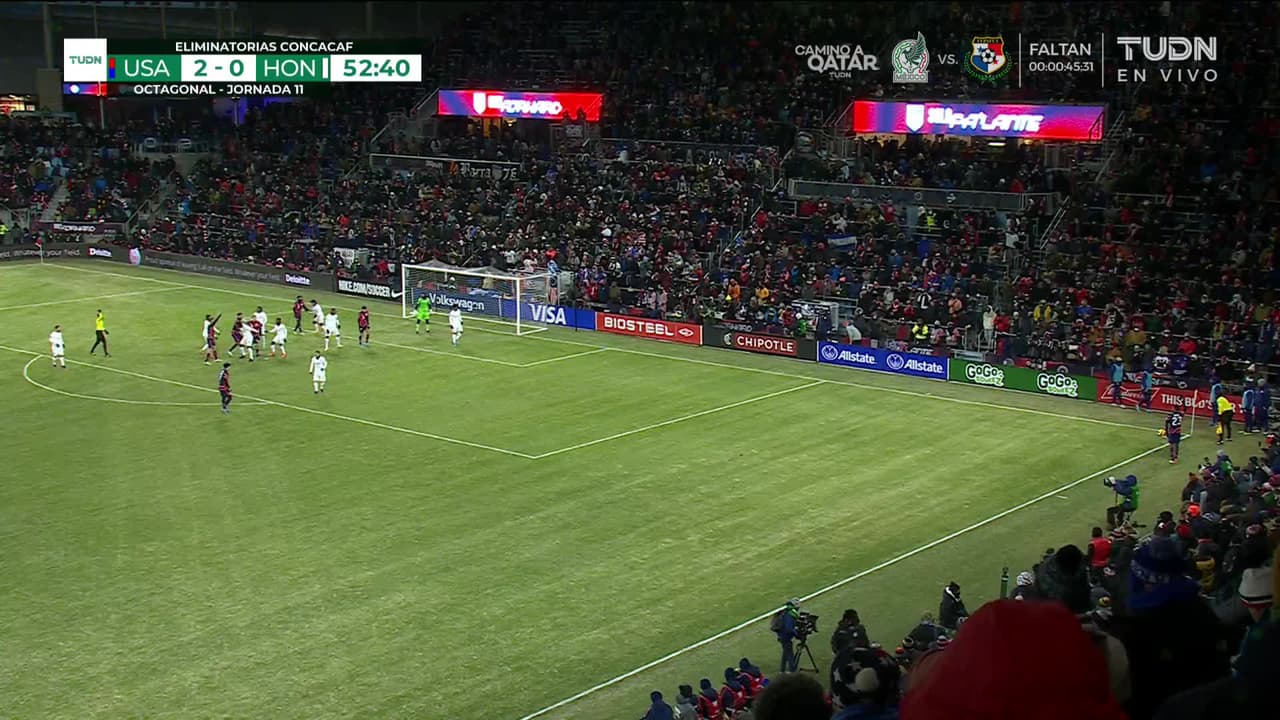 ¡TIRO ATAJADO! disparo por Kellyn Acosta.