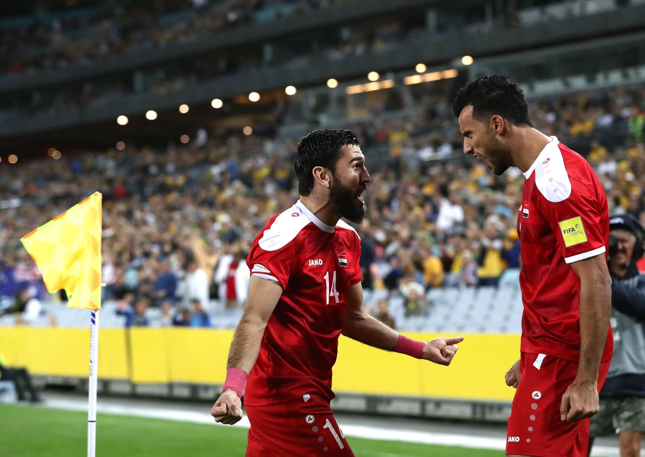 Era el tercer gol del jugador sirio en estas Eliminatorias a Rusia 2018 y el segundo en este repechaje con Australia, ya que había anotado en la ida.