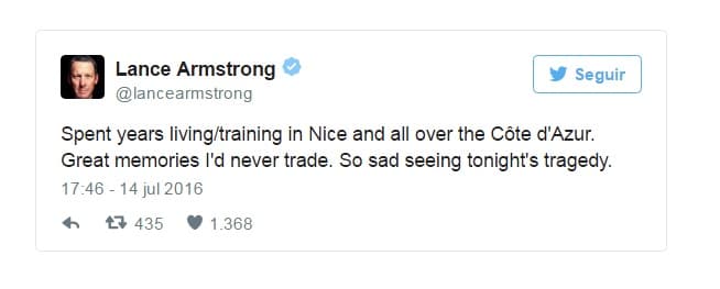 Deportistas, equipos de fútbol y asociaciones se solidarizaron con el pueblo francés tras el atentado en Niza.