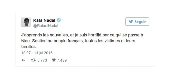 Deportistas, equipos de fútbol y asociaciones se solidarizaron con el pueblo francés tras el atentado en Niza.