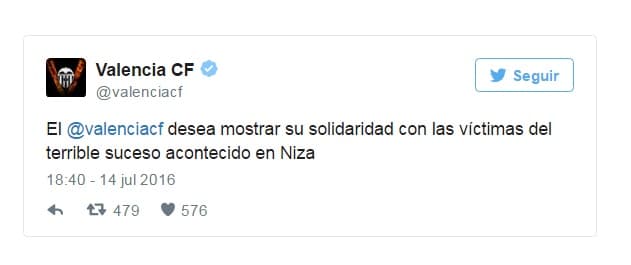 Deportistas, equipos de fútbol y asociaciones se solidarizaron con el pueblo francés tras el atentado en Niza.