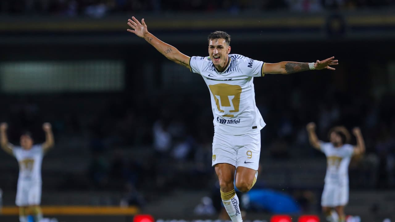 Pumas: Juan Dinenno destaca entre los mejores goleadores del 2022 