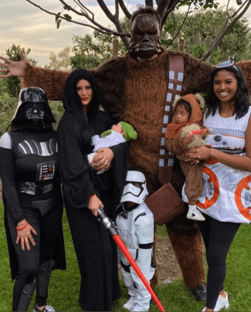 Pau Gasol y su familia de otra galaxia.