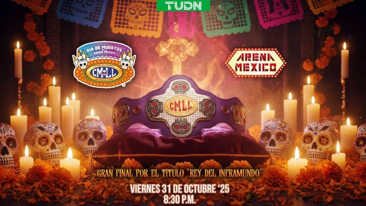 ¡Terrorífico cartel de Día de Muertos en el CMLL!