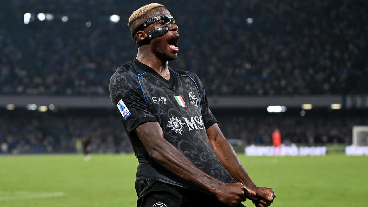 Napoli venderá a Osimhen en verano al "Real Madrid, PSG o un club inglés"