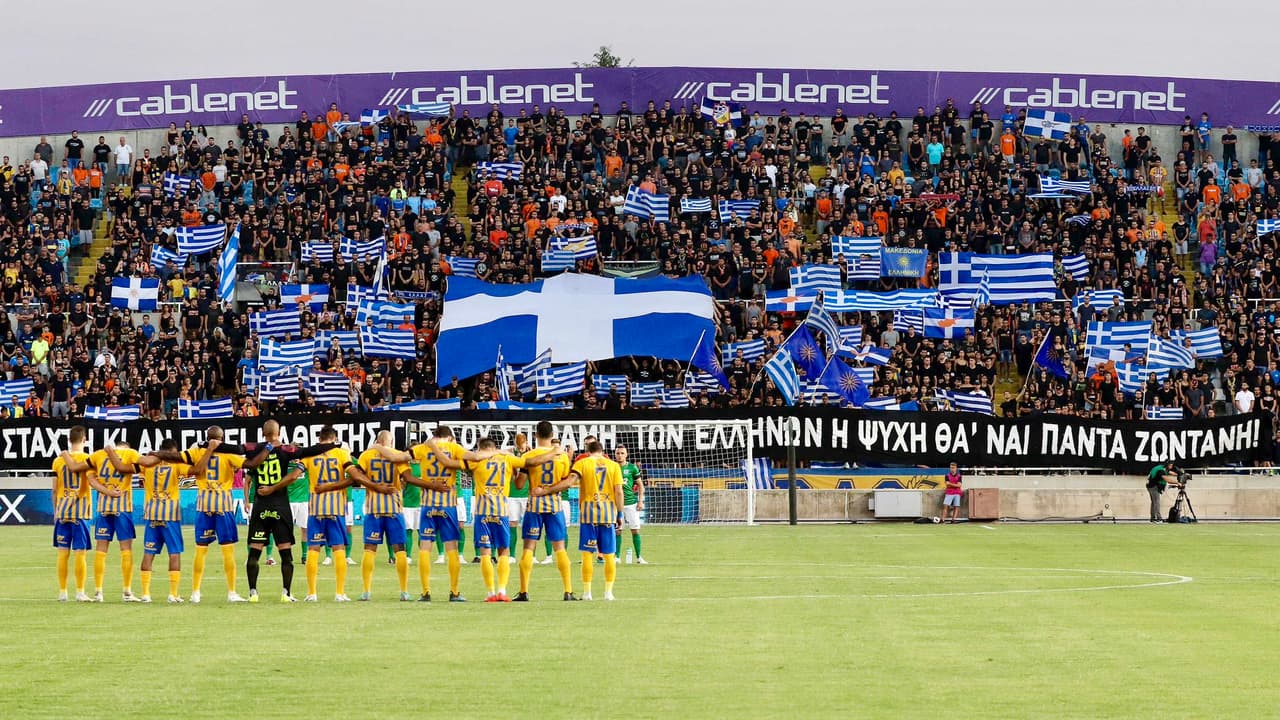 <b>APOEL 4-0 Flora: </b>el equipo chipriota se impuso ante sus fanáticos –que mostraron banderas de Grecia en honor a las víctimas de los incendios– con anotaciones de Yohan Tavares, Lucas Souza, Nuno Morais, Roland Sallai y Dellatorre ante el club estonio.