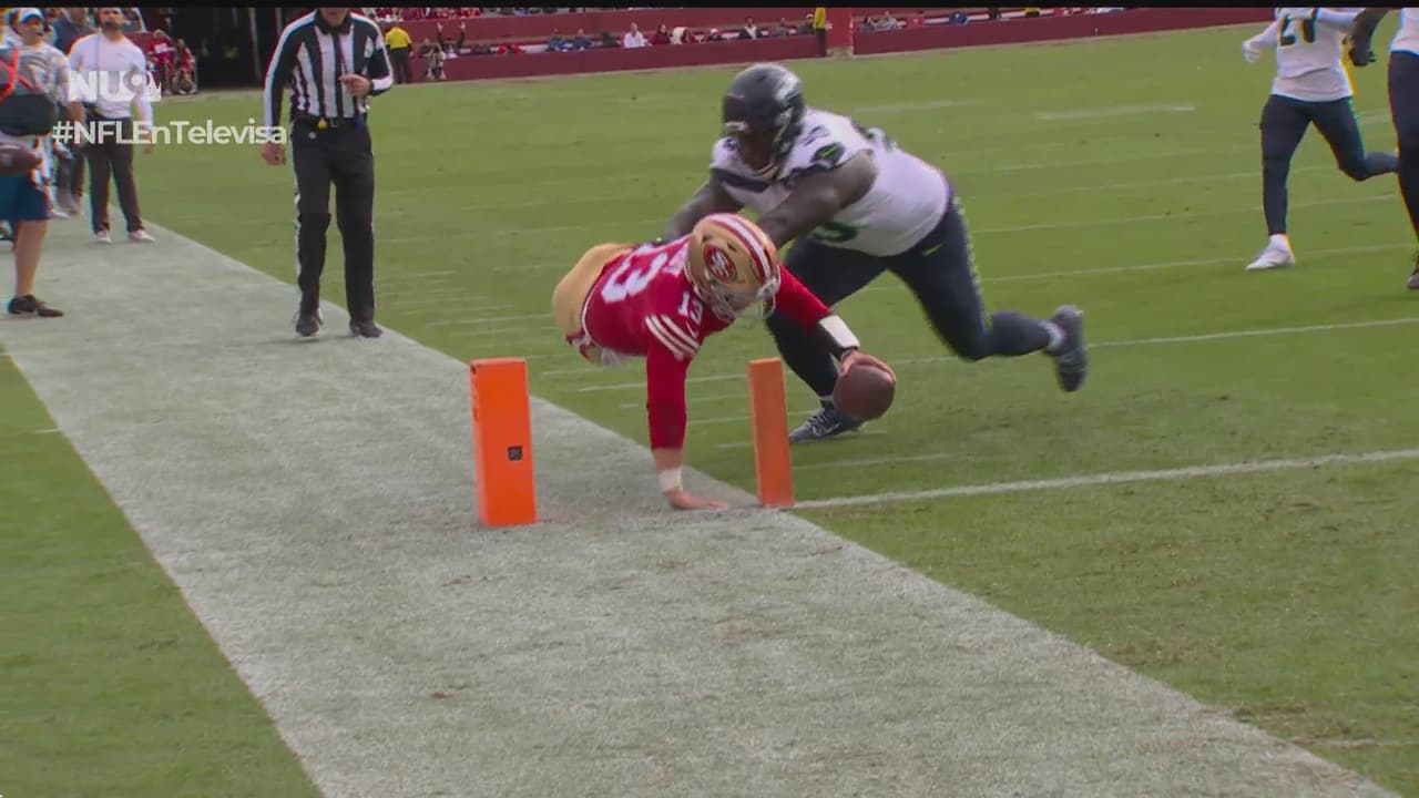 ¡Touchdown de los 49ers! Brock Purdy la hace personal