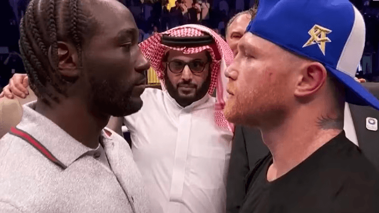 Crawford sube al ring... ¡y atención a lo que pasa en vivo con Canelo!