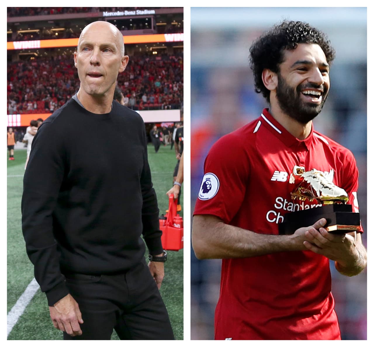 Bob Bradley y Mohamed Salah, dos carreras que se cruzaron en la selección de Egipto.