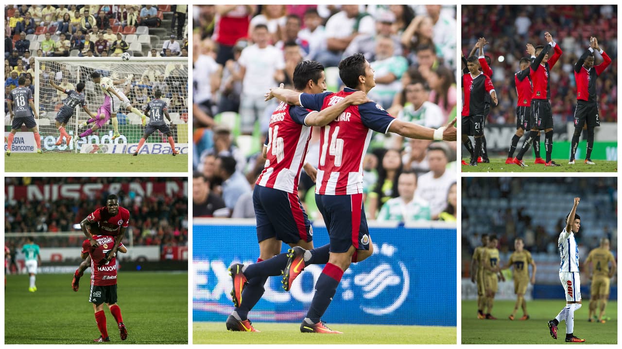 La fecha cinco se ha ido y la Liga MX empieza a definir a los equipos contrincantes en el torneo. Tijuana, Pachuca, Moisés Muñoz y Carlos Felipe Rodríguez, el duelo entre América y Morelia, la victoria de Chivas. Aquí te dejamos lo mejor que dejó la jornada.