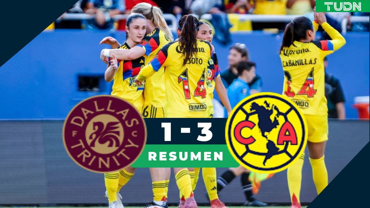 América se impone con personalidad ante el Trinity