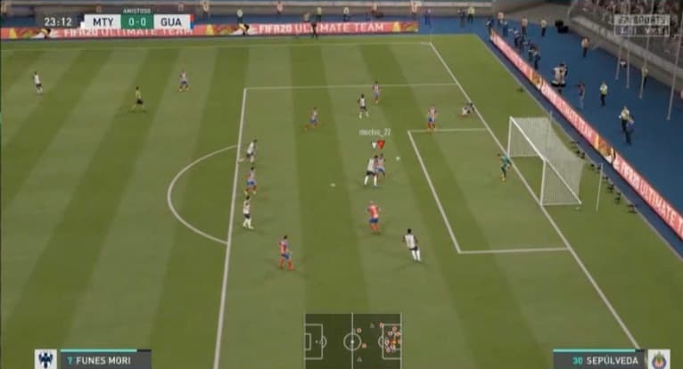 Gudiño logra despertar en el segundo tiempo y consigue sacar el empate ente los Rayados de Luis Cárdenas.