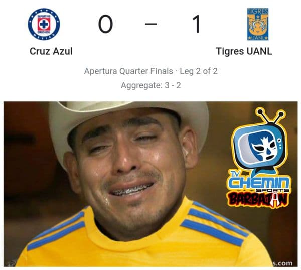 Los memes más divertidos de los duelos de vuelta entre Pumas vs Pachuca y Cruz Azul vs Tigres.