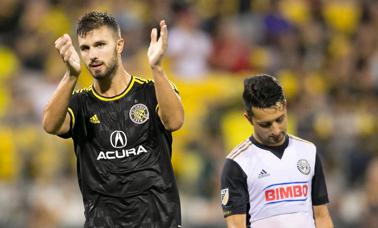 Columbus Crew operó algunos cambios en defensa y los resultados están a la vista. Alex Crognale es una de las muestras más fieles de esa mejoría. (USA Today Images)
