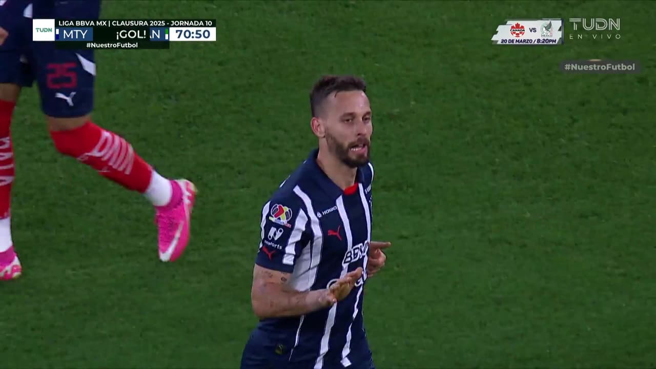 ¡Gol de Rayados! Canales mete un zurdazo para recuperar la ventaja