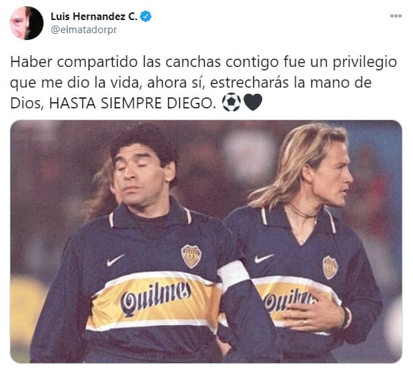 Los íconos del deporte se despidieron de Diego Armando Maradona en redes sociales.