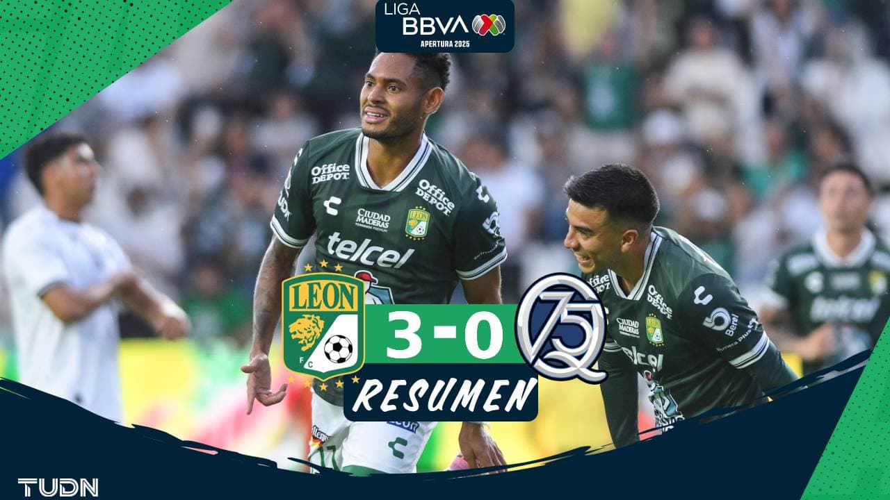 León sacude las zarpas y golea sin piedad a Querétaro