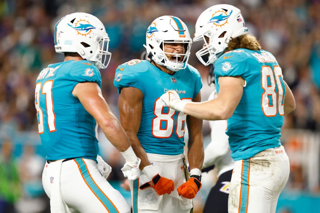 Miami da un golpe de autoridad en su casa y vencen 10-22 a los Baltimore Ravens de Lamar Jackson.