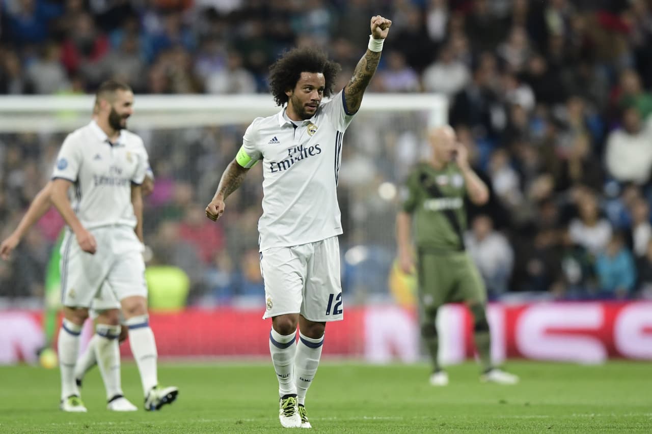 Marcelo provocó uno de los tantos en el triunfo 4-1 de Real Madrid contra Legia Varsovia en el estadio Santiago Bernabéu. El lateral brasileño demuestra que tiene mucho por aportar en ataque.