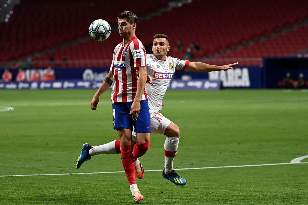 Álvaro Morata agradece regalo al VAR que derivó en su gol