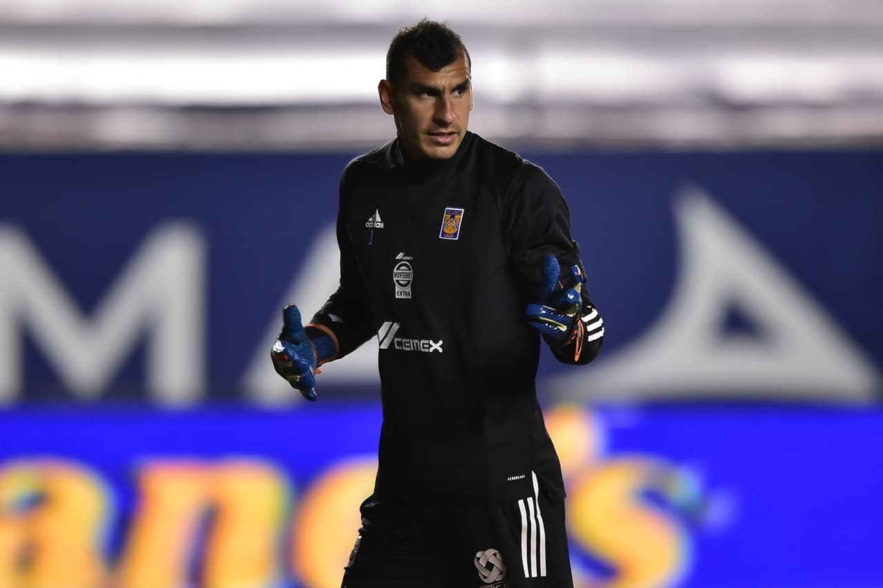 Nahuel Guzmán, portero de los Tigres de la UANL.