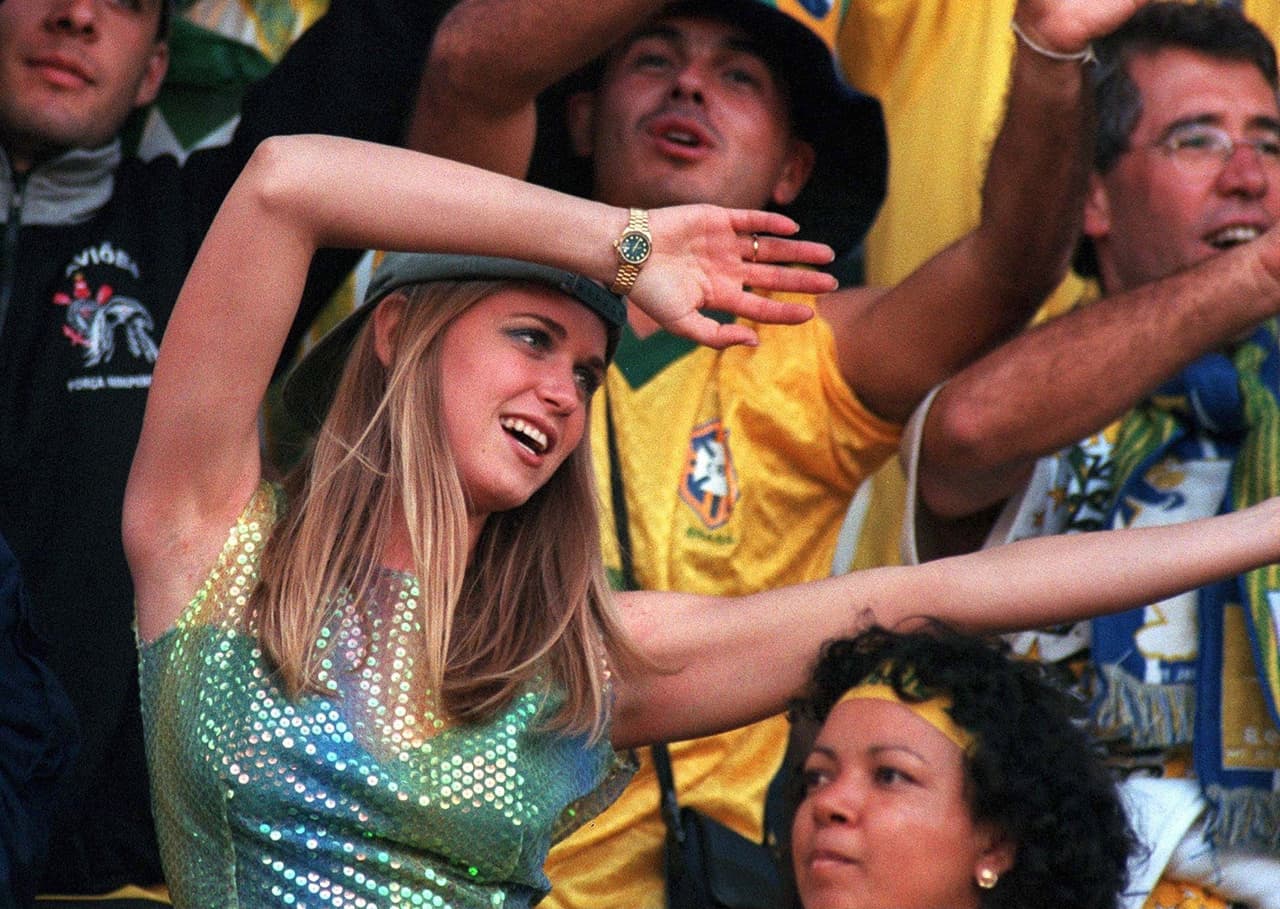 La mujer estuvo durante el Mundial como cualquier otra fanática y así la siguieron los medios de comunicación de la época.