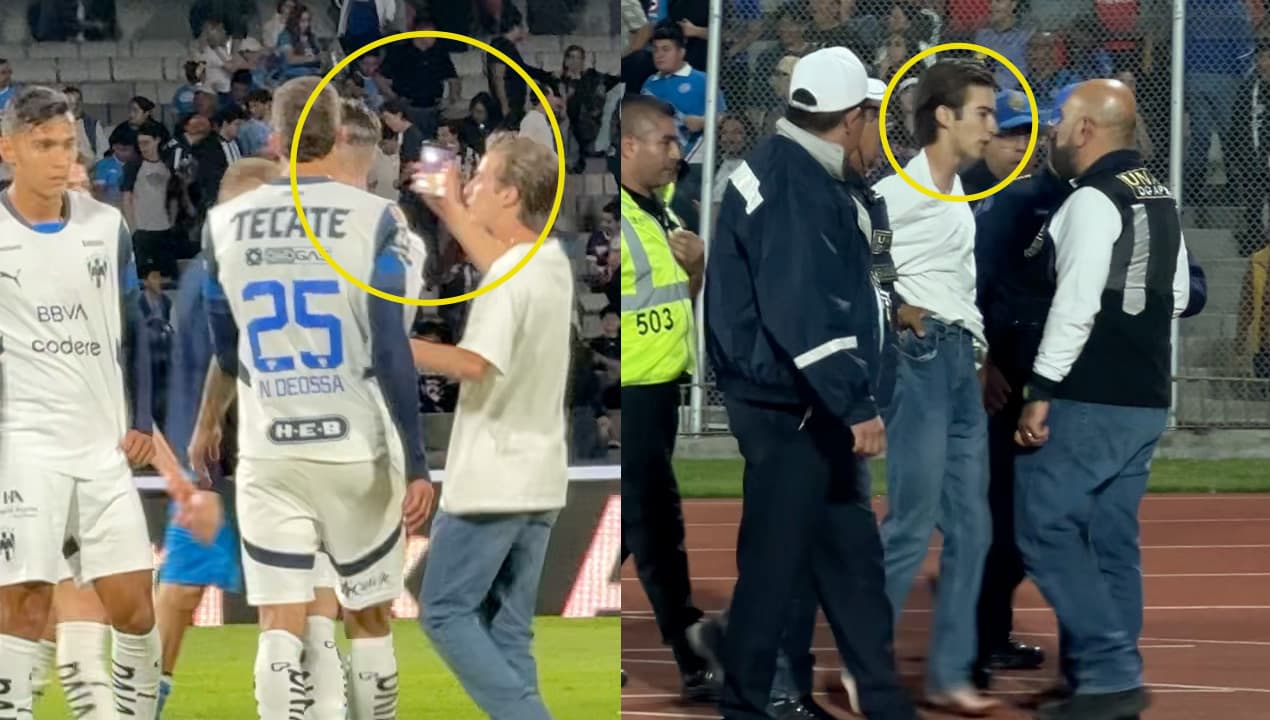 Espontáneo se toma selfie con Sergio Ramos en CU y es arrestado