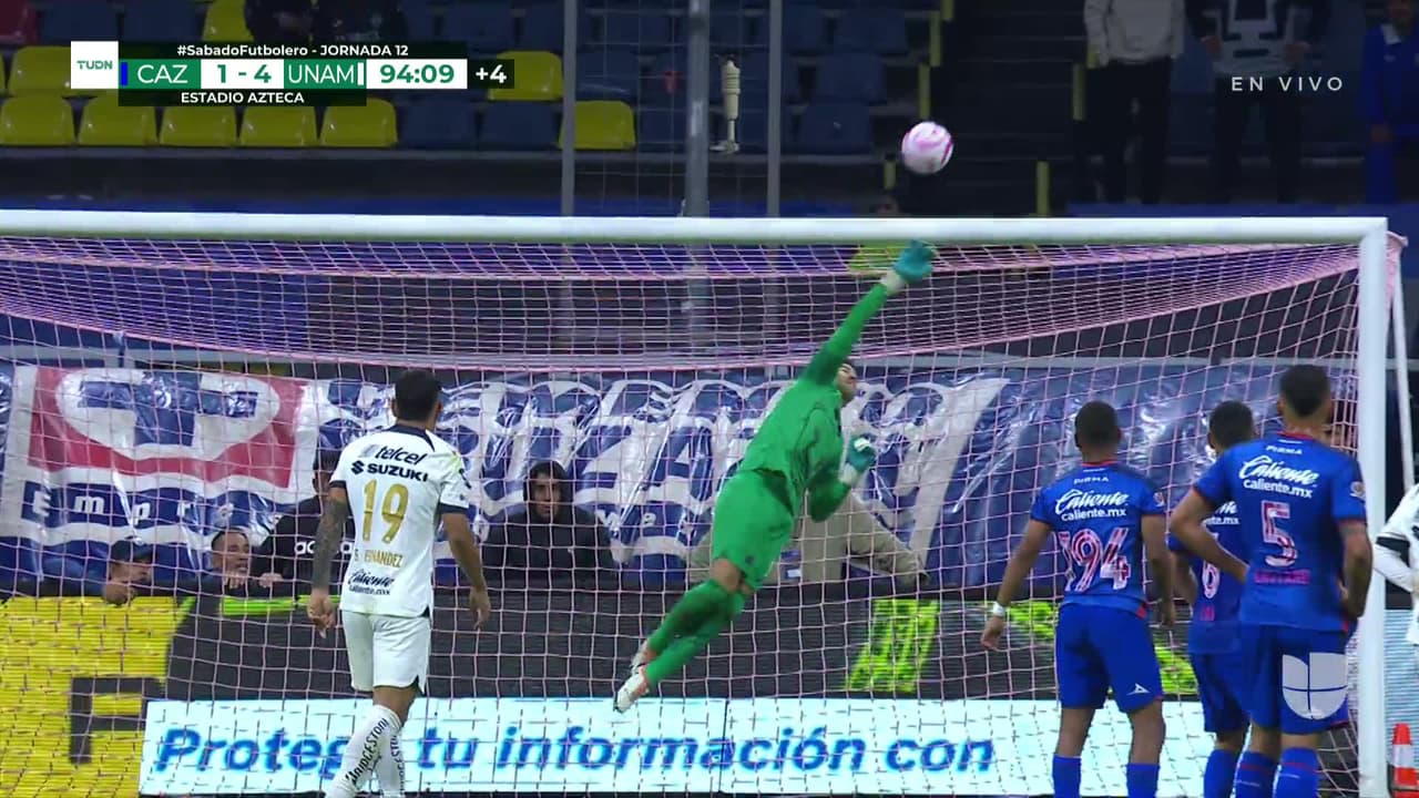 ¡TIRO ATAJADO! disparo por Díber Cambindo.