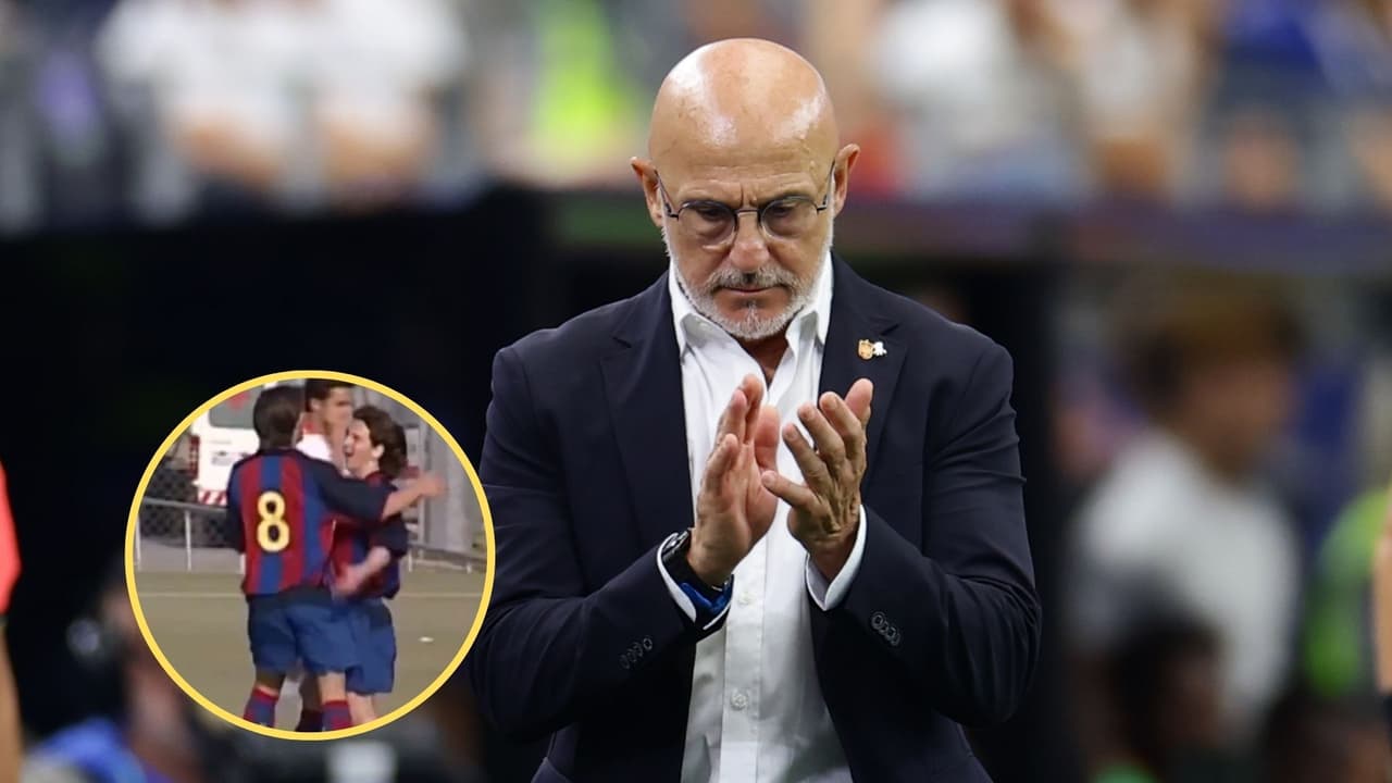 Así fue el día que Messi le metió 4 goles a un equipo de Luis de la Fuente
