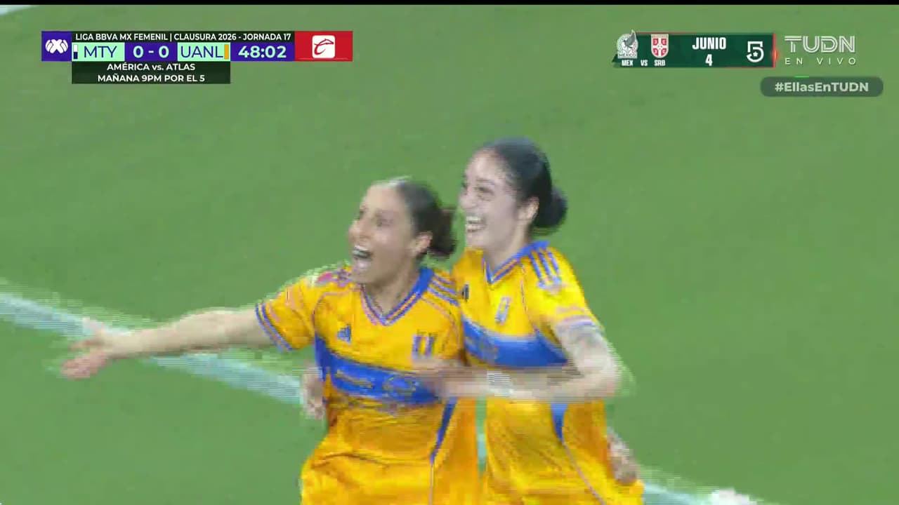 ¡Gol de Tigres! Myra Delgadillo hace explotar Nuevo León