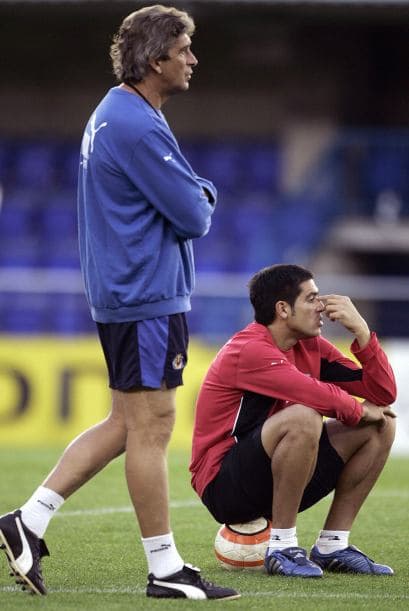 Riquelme Vs. Pellegrini. Juan Román Riquelme y Manuel Pellegrini eran como el agua y el aceite en el Villerreal.