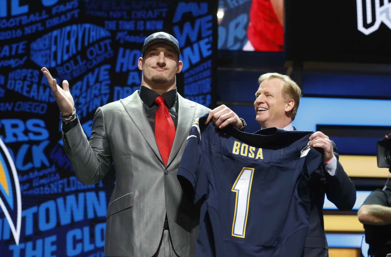 ¡Primera sorpresa del Draft! Joey Bosa a los Chargers