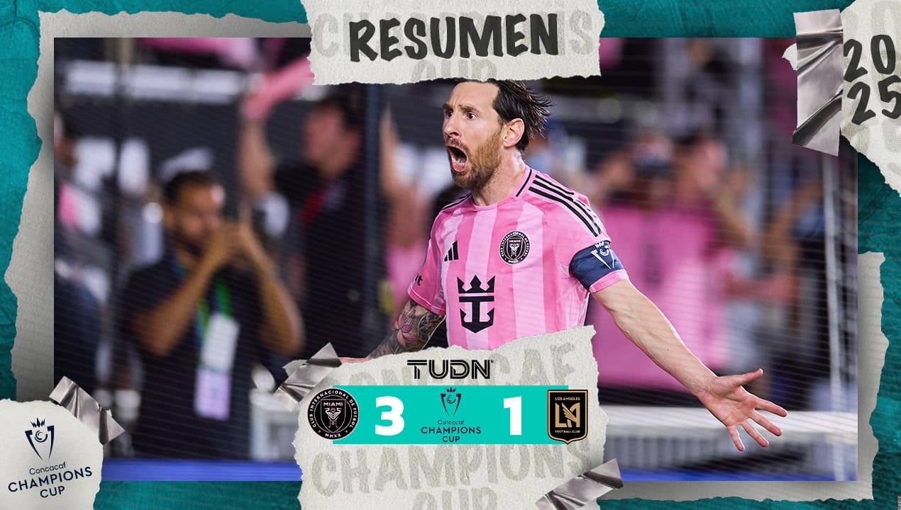 Resumen | Inter Miami remonta al LAFC con doblete de Messi