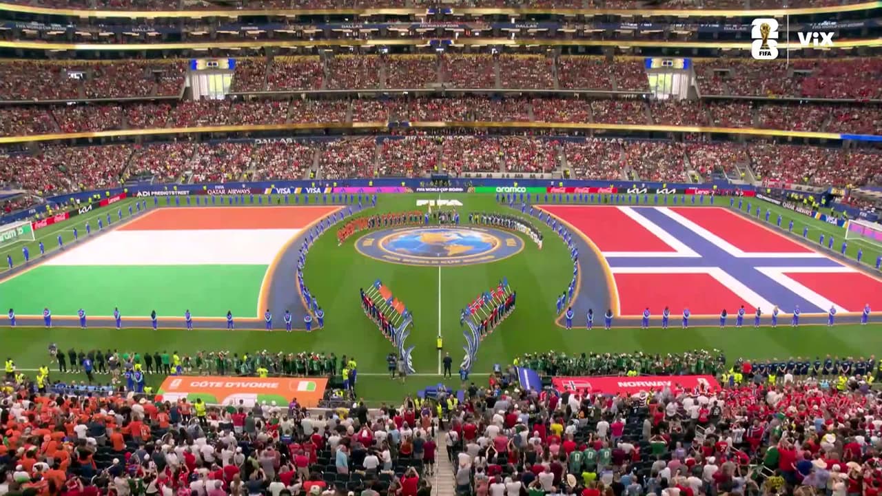 ¡Emoción mundialista en Texas! Suenan los himnos de Costa de Marfil y Noruega