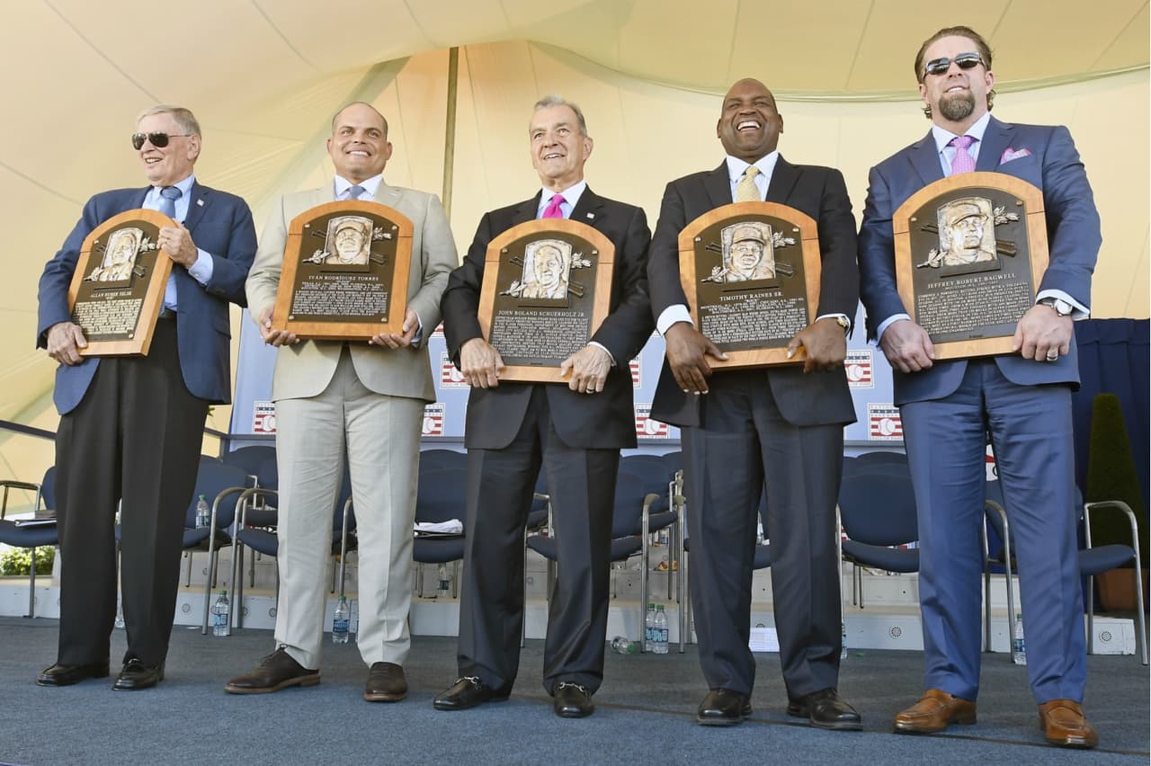 Ellos son la clase 2017 del Salón de la Fama del béisbol.