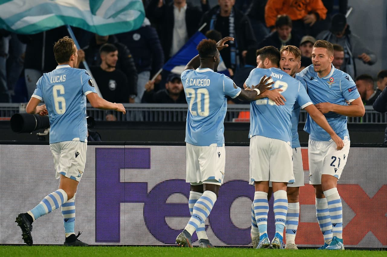Lazio 1-2 Celtic; Standard Lieja 2-1 Frankfurt.