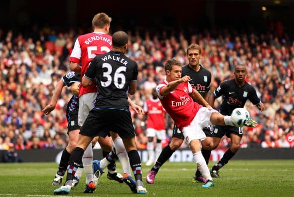 Los 'Gunners' esperaban sacar la victoria ante los 'Villanos'.