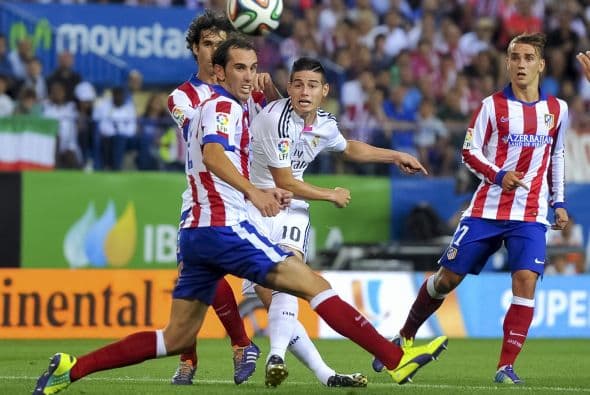 Real MAdrid lo intentó hasta el final pero la defensa del Atlético siempre estuvo bien plantada.