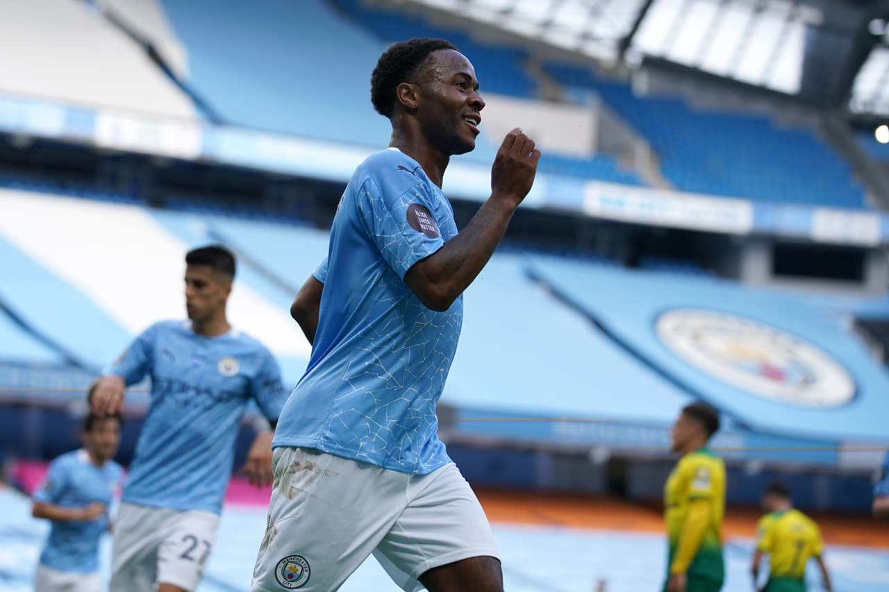 Raheem Sterling - Manchester City - 6 goles.