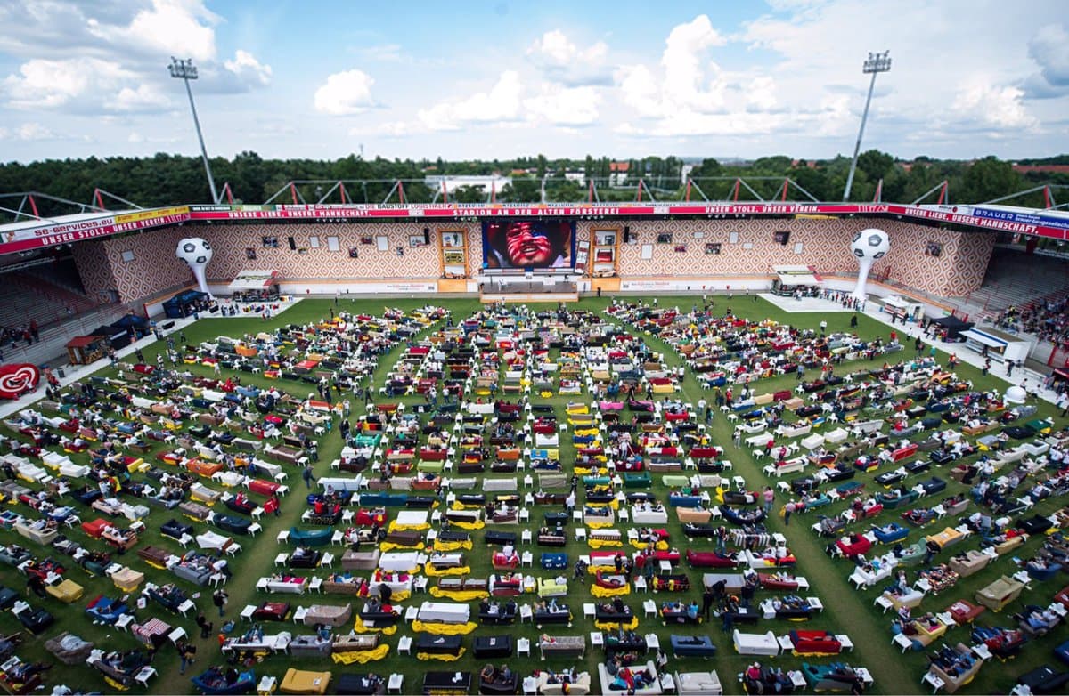 Otra dinámica interesante de su afición fue cuando el estadio abrió las puertas para ver la Final de Brasil 2014 en la que Alemania se coronó campeón del mundo.