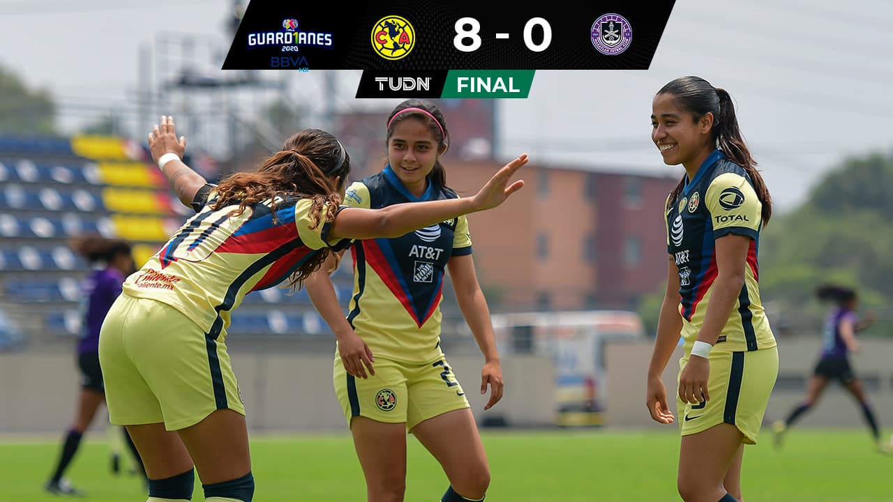 América goleó y Daniela Espinosa ya máxima anotadora del América