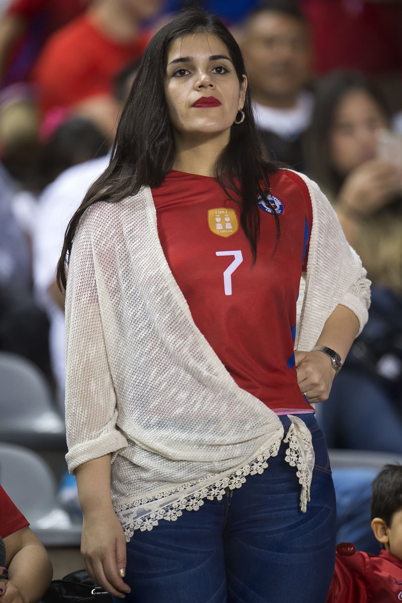 Foto del partido amistoso Mexico vs Chile correspondiente a la fecha FIFA realizado en el estadio Corregidora en Queretaro, Mexico. EN LA FOTO: Photo of the Mexico vs Chile friendly match corresponding to the FIFA date held at the Corregidora stadium in Queretaro, Mexico. IN THE PHOTO: