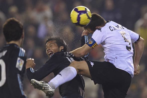 Ezequiel Garay, que entró por Pepe, envió este cabezazo a las redes.